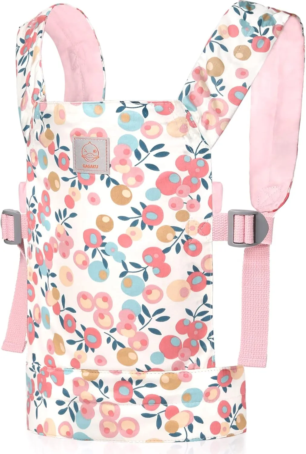 GAGAKU Baby Doll Carrier Stuffed Animal Carrier for Girls Doll Accessory Adjustable Straps for Reborn Baby Dolls - Pink Plum