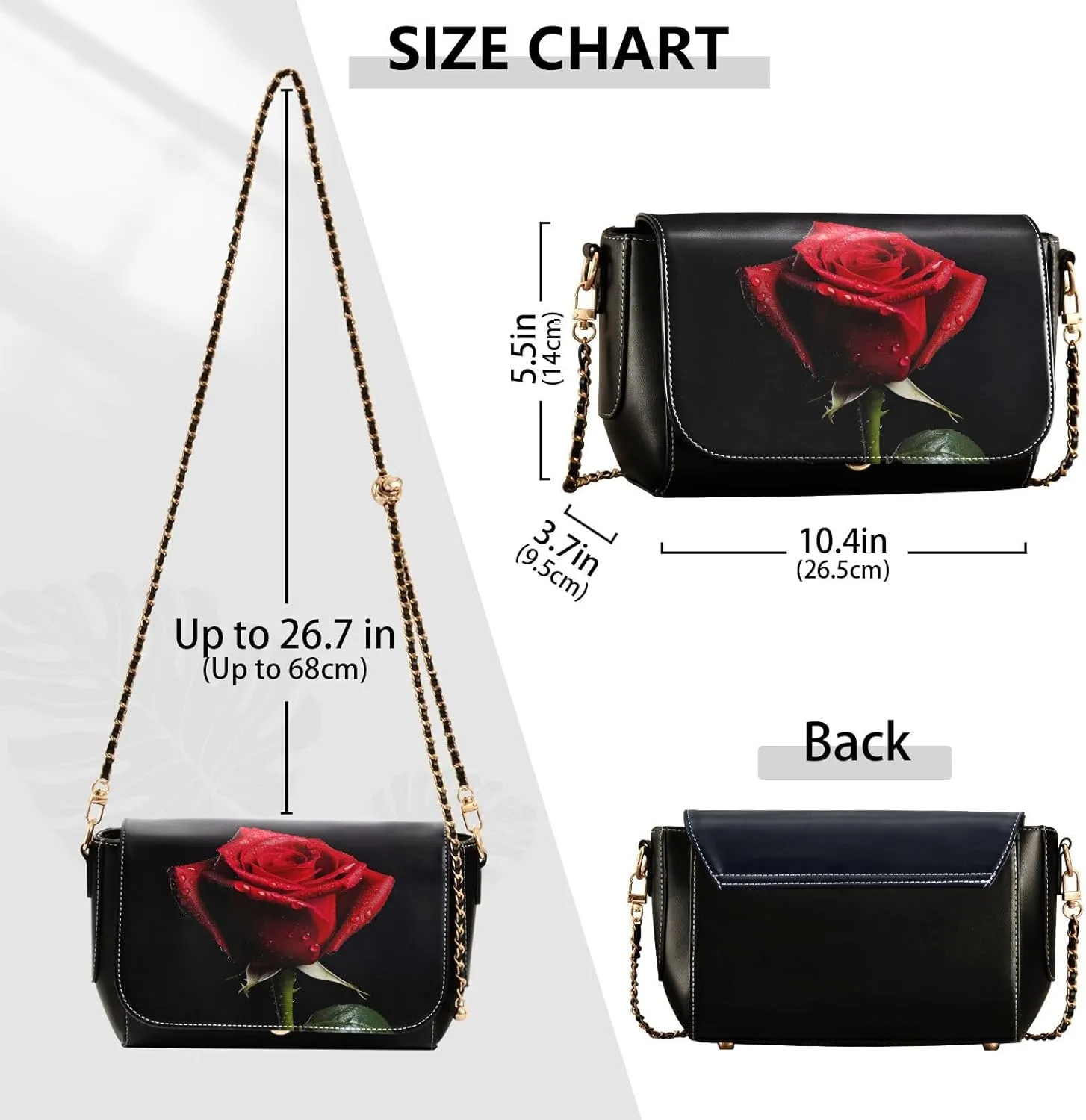 GAIGEO Bear Drink Milk Leather Crossbody Bags, Crossbody Purses for Women Leather, Leather Zipper Shoulder Bag