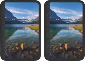 Glacier National Park Car Seat Belt Pad 2 Pack Universal Fit Seatbelt Cover Soft and Comfortable Backpack Shoulder Pad Adjustable Neck Cushion Protector Harness Pad for Car Bag