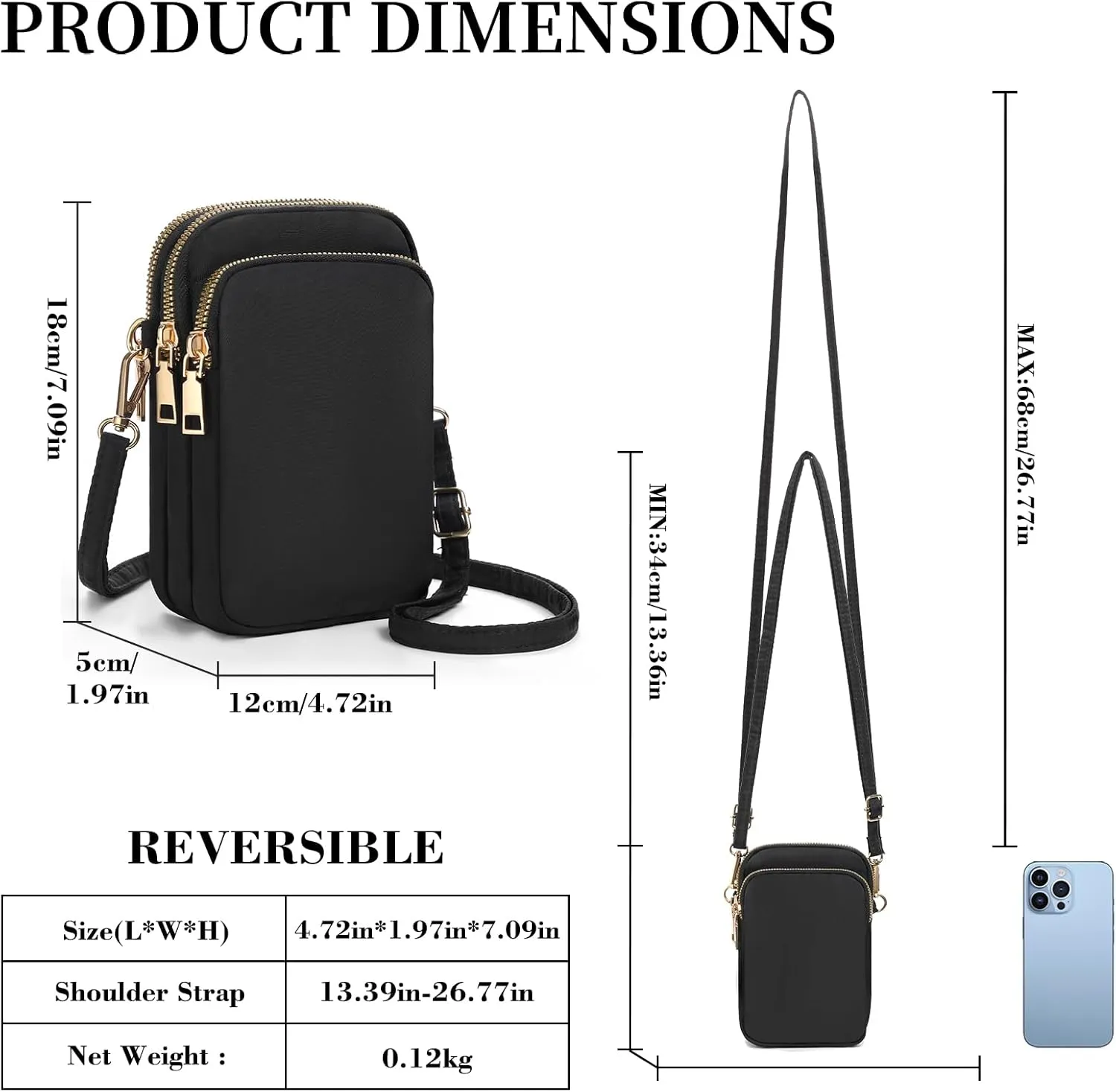 GOIACII Small Shoulder Bag for Women Mini Crossbody Bag Purse