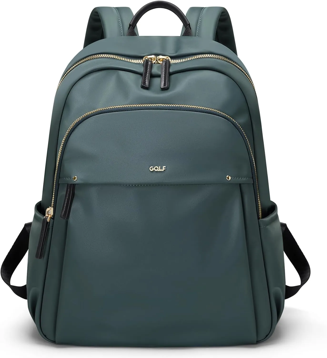 GOLF SUPAGS Stylish Laptop Backpack for Women Computer Bag Fits 14 Inch Notebook Travel College Work Backpacks Purse (Atrovirens)