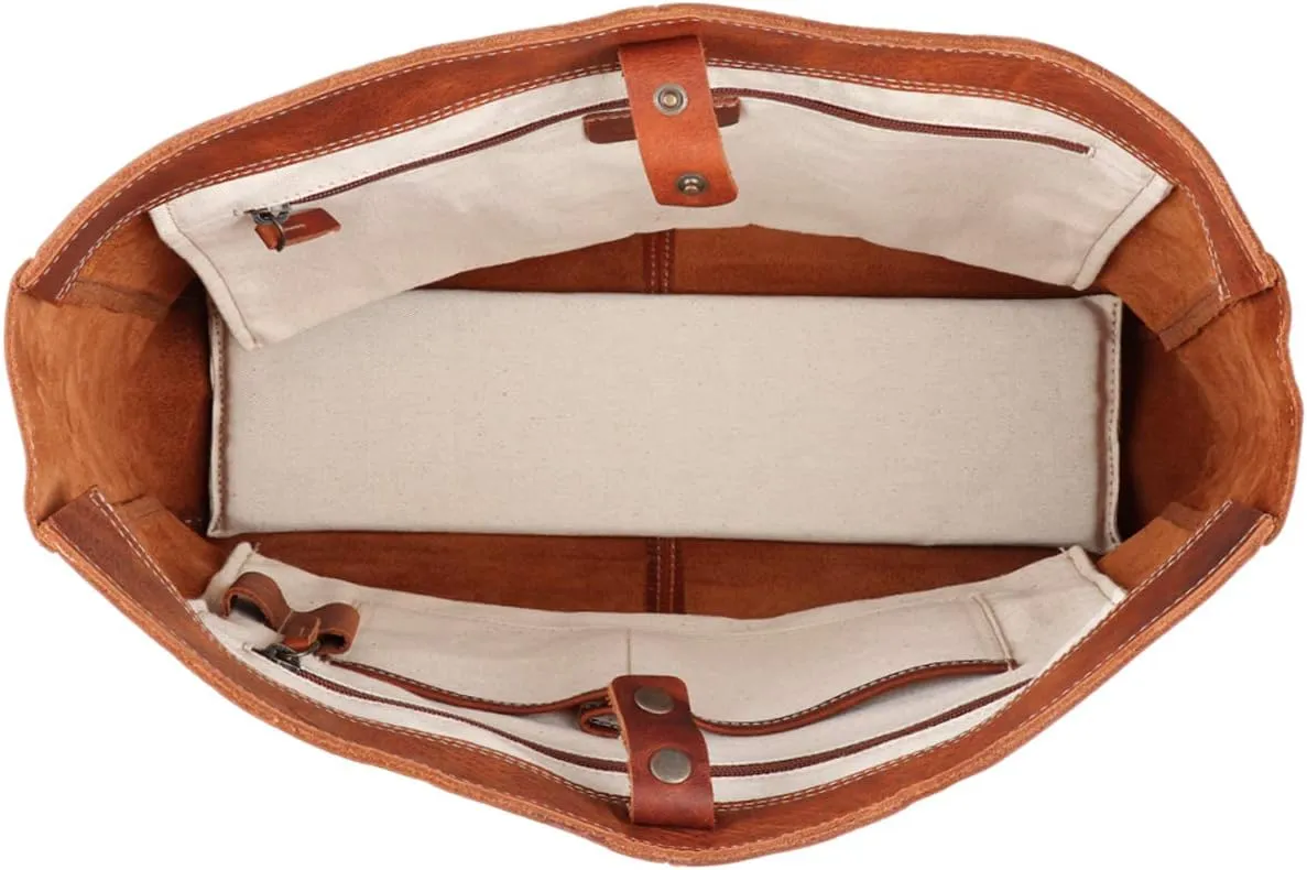 Handmade Leather Tote Bag