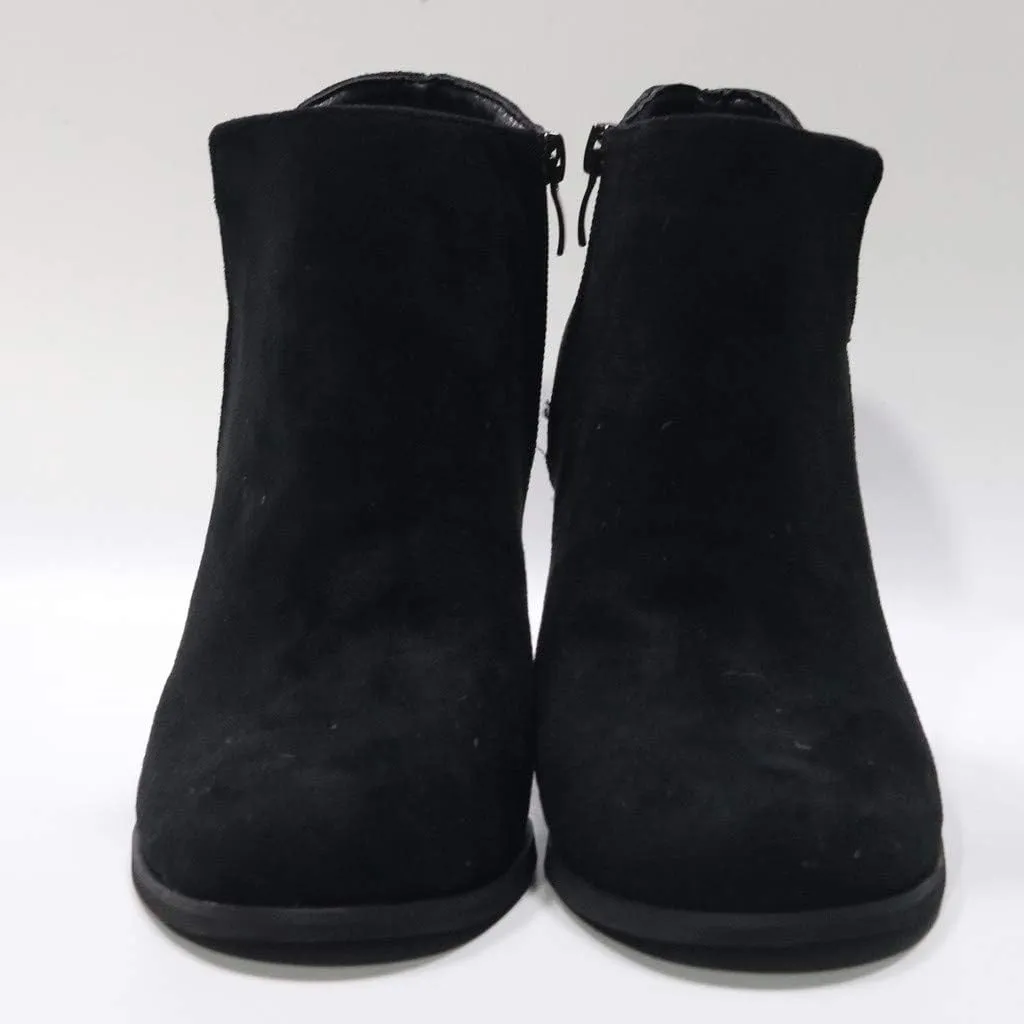 Hbeylia Platform Boots For Women Fashion Suede Wedge Chunky High Heel Ankle Booties Ladies Pump Dress Boots Short Boots Winter Shoes For Christmas Wedding Party