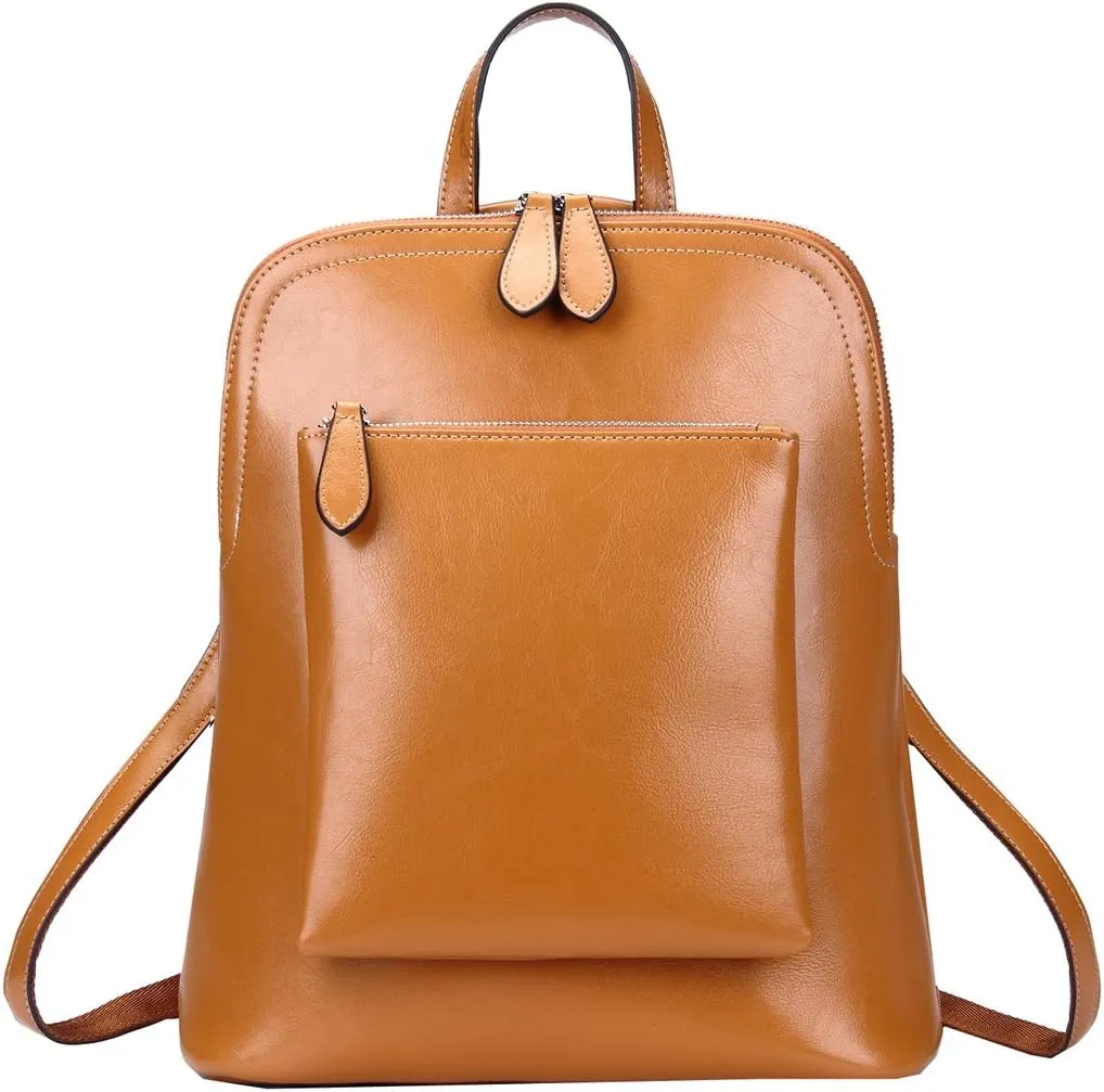 HESHE Backpack for Women Leather Backpack Purse Convertible Designer Bag Back Pack for Work Everything Bag