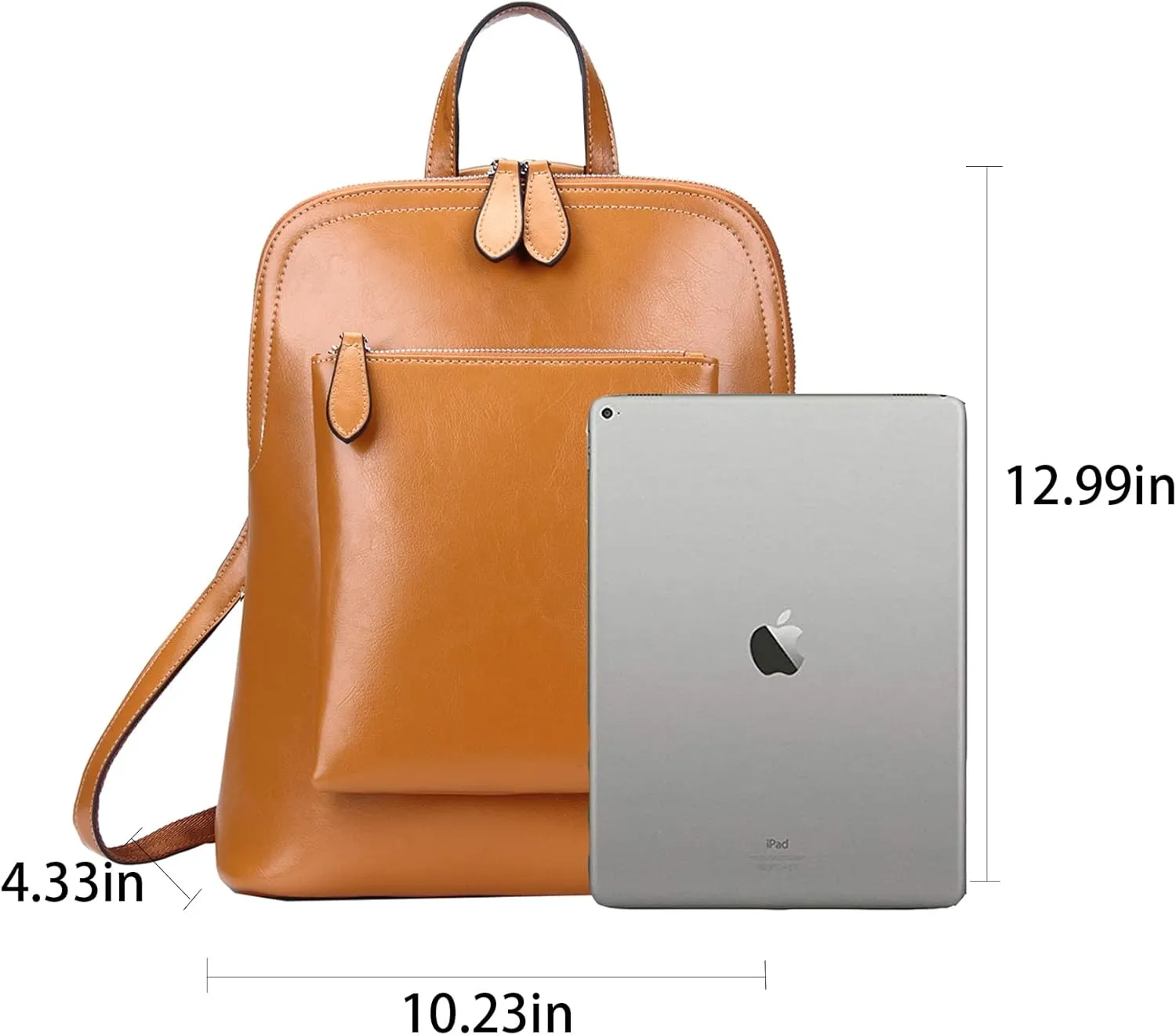 HESHE Backpack for Women Leather Backpack Purse Convertible Designer Bag Back Pack for Work Everything Bag