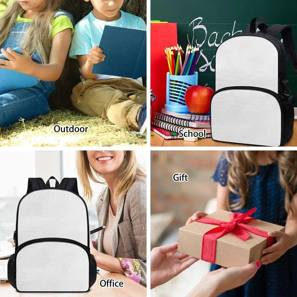 Horeset Cartoon Dinosaur Kids School Backpack Book Bag with Thermal Lunch Box Bag Water Bottle Sling Bag, Portable Novelty School Bag Set for Youth Primary School Student