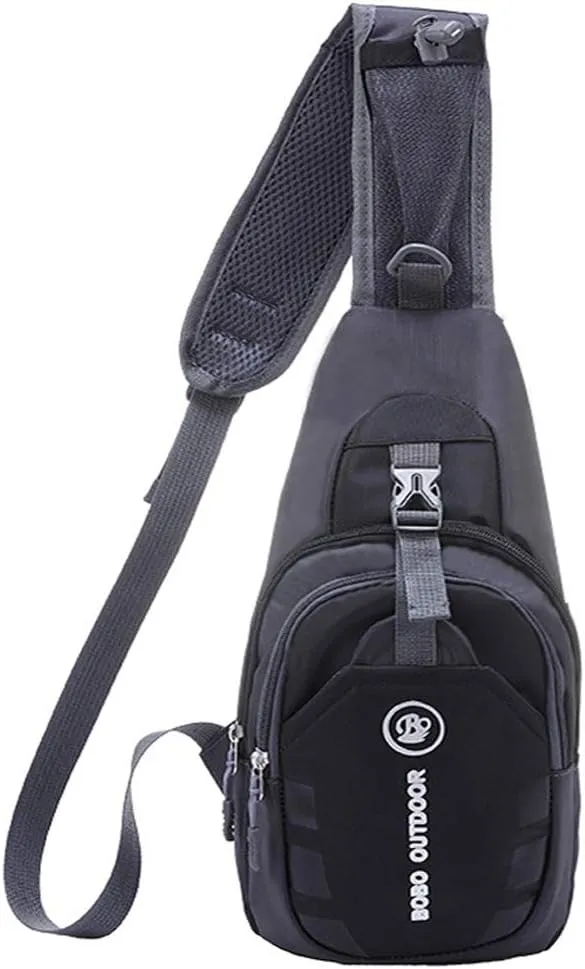 Hwayslon Sling Backpack, Shoulder Chest Crossbody Bag Small Daypack for Outdoor Hiking Men & Women