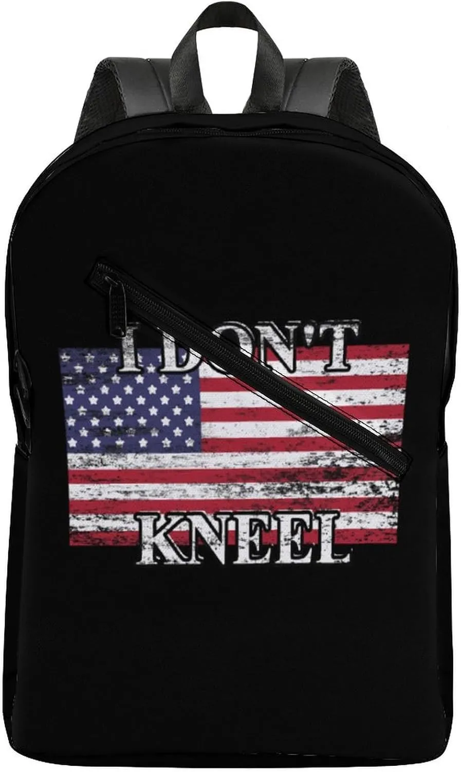 I Don't Kneel Fashion Camping Backpack for Men Travel Backpack Casual Shoulder Bag for Work Shopping University