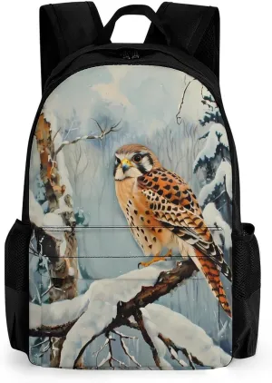 In Snowscape Kestrel 16 Inch Laptop Backpack Large Capacity Daypack Travel Shoulder Bag for Men Women
