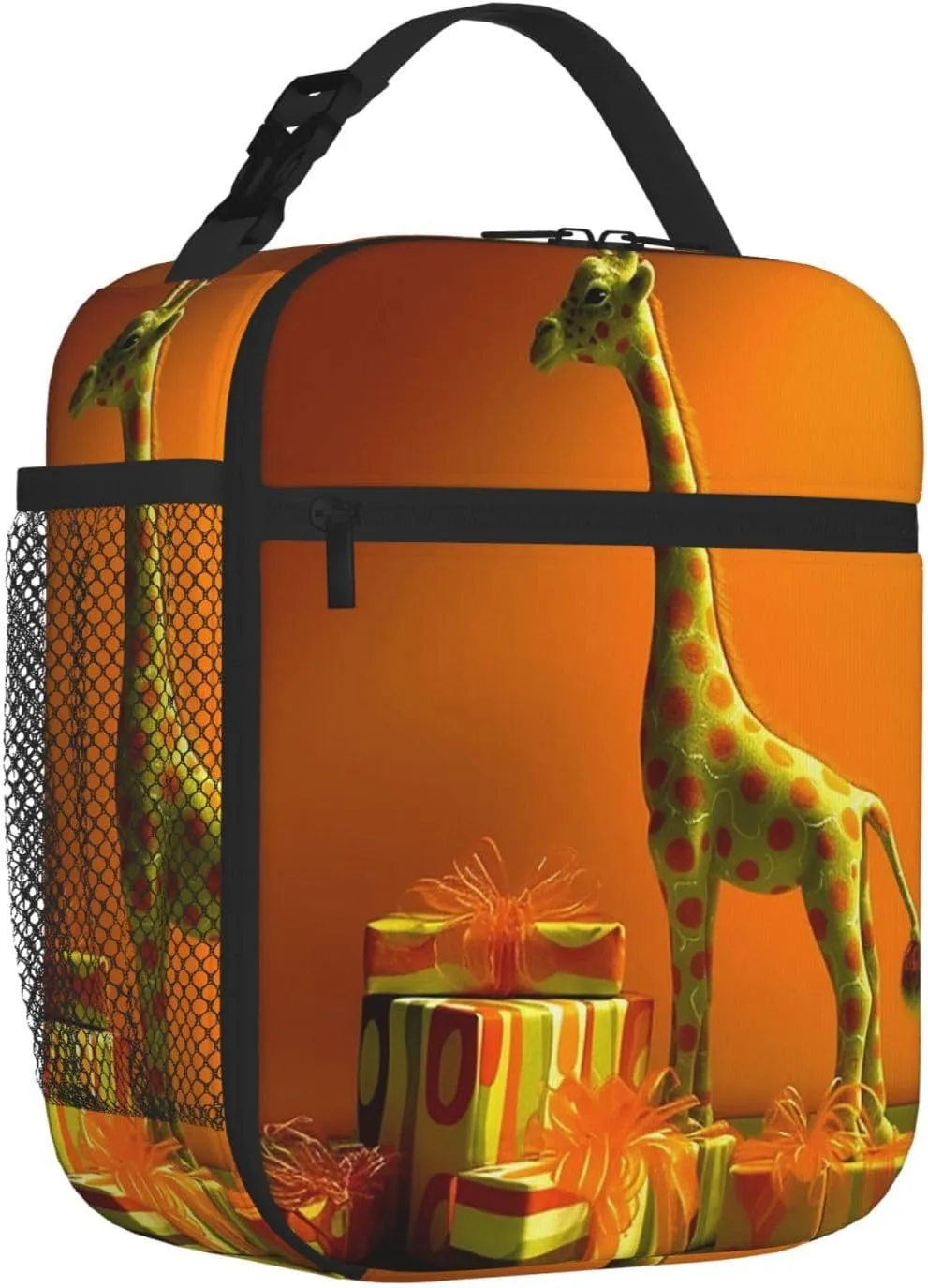 Insulated Lunch Bag for Men Women Reusable Lunch Box Giraffe and Gift Lunchbox Leakproof Cooler Bags for Work Picnic