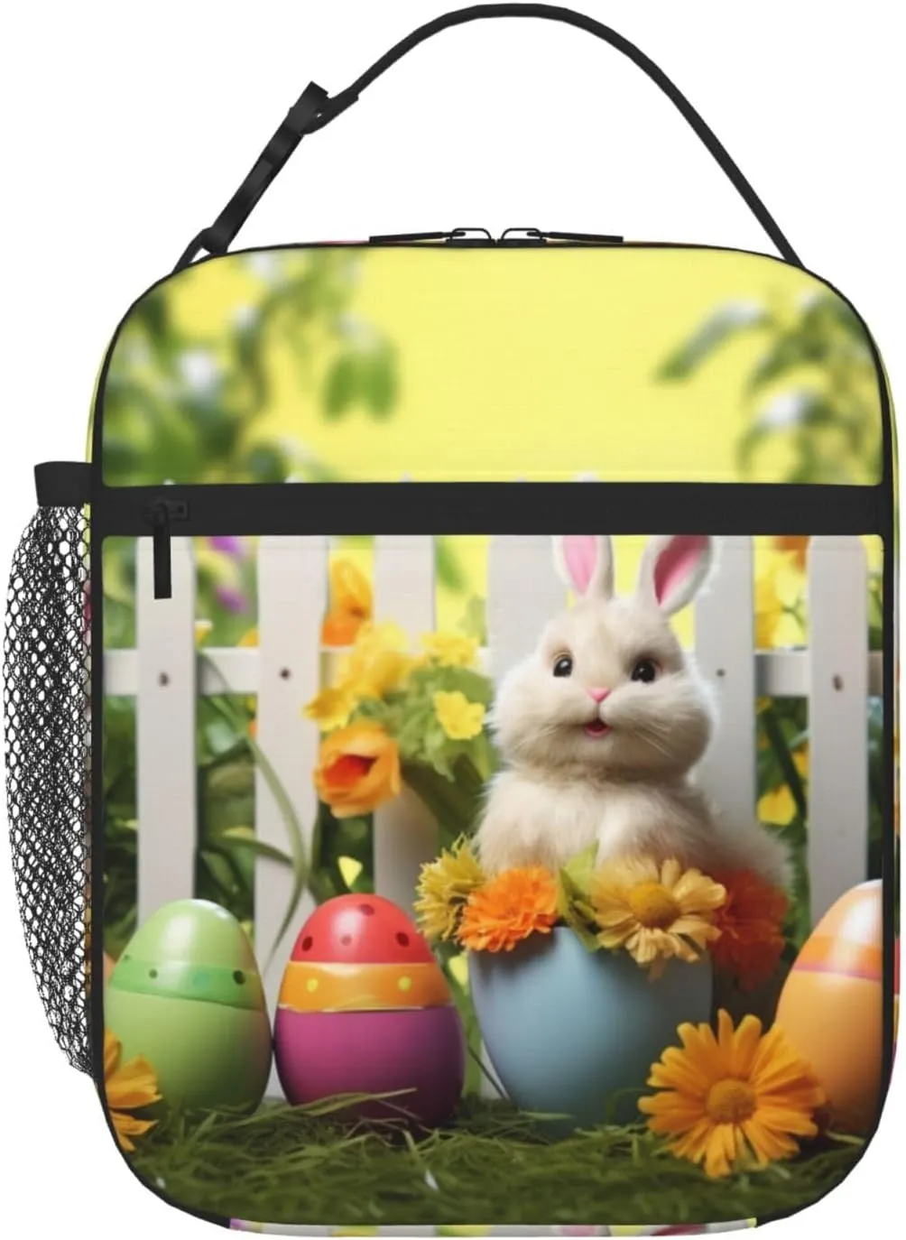 Insulated Lunch Bag for Men Women Reusable Lunch Box Happy Easter Lunchbox Leakproof Cooler Bags for Work Picnic