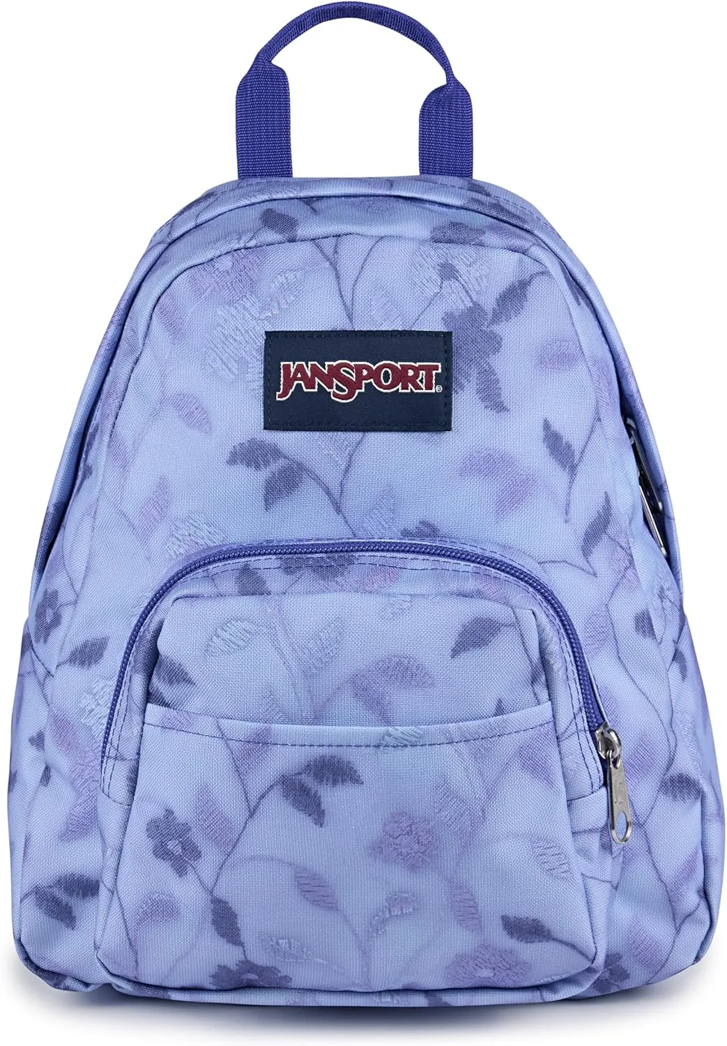 JanSport Half Pint Mini Backpack, 10.2 L - Durable Mini Bag Purse with Adjustable Shoulder Straps, Single Main Compartment, Zippered Stash Pocket, Lines & Vines