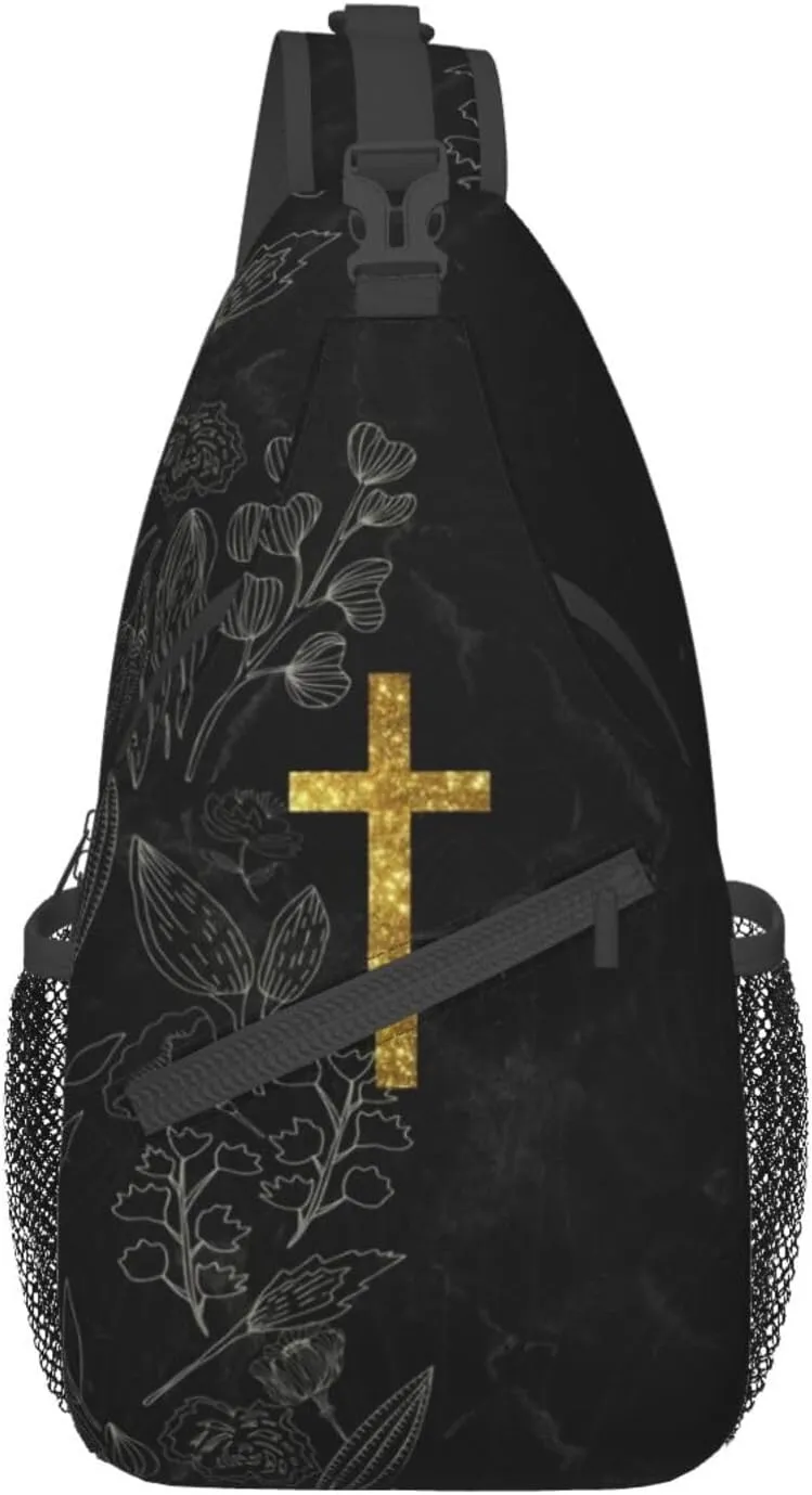 Jesus Sling Bag,Casual Crossbody Backpack Shoulder Chest Bag for Women Men Travel Hiking Daypack
