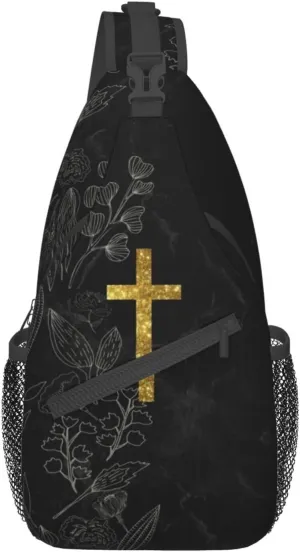 Jesus Sling Bag,Casual Crossbody Backpack Shoulder Chest Bag for Women Men Travel Hiking Daypack