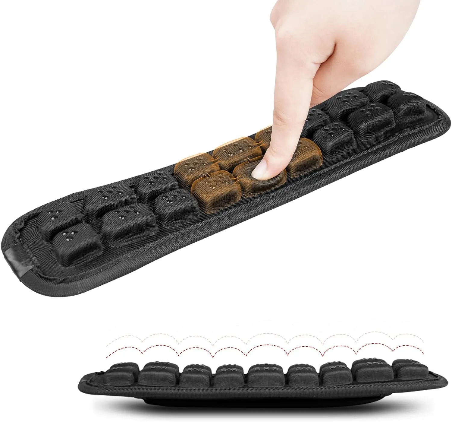 JFT Shoulder Strap Pad of 3D Air Cushion, Backpack Accessories, Non-Slip Shoulder Strap Pad, for Hiking and Camping Bags