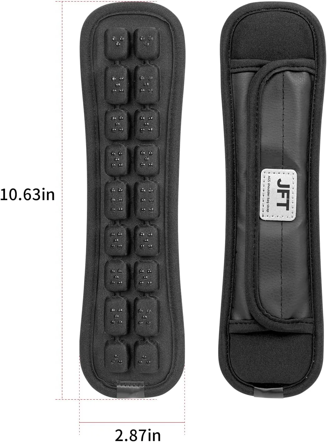 JFT Shoulder Strap Pad of 3D Air Cushion, Backpack Accessories, Non-Slip Shoulder Strap Pad, for Hiking and Camping Bags