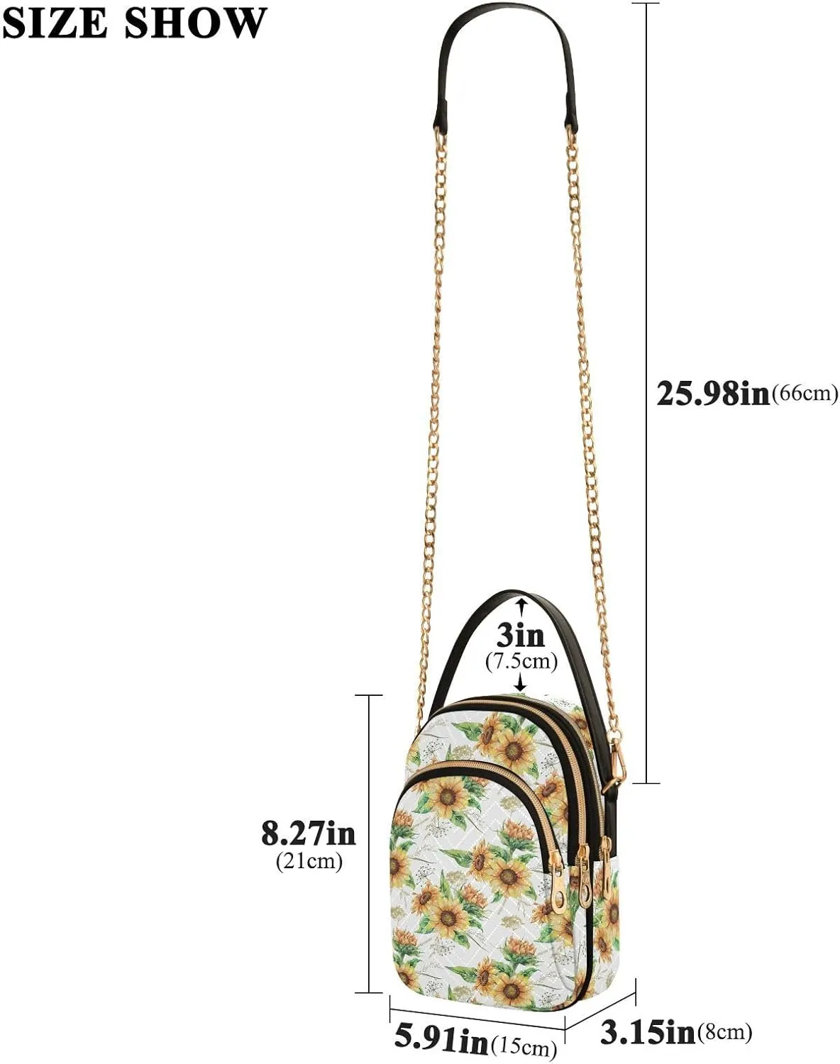 JIPONI Crossbody Bag for Women, Small Cell Phone Bag Shoulder Handbags Purse with Leather Strap