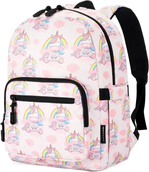 JOYHILL Kids Backpacks, Cute Lightweight Water Resistant Preschool Backpack, Adjustable Shoulder Straps for Boys Girls (Unicorn)