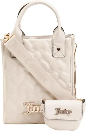 Juicy Couture Women’s Heart Tote Crossbody Bag Set with Gift Box (Angel)