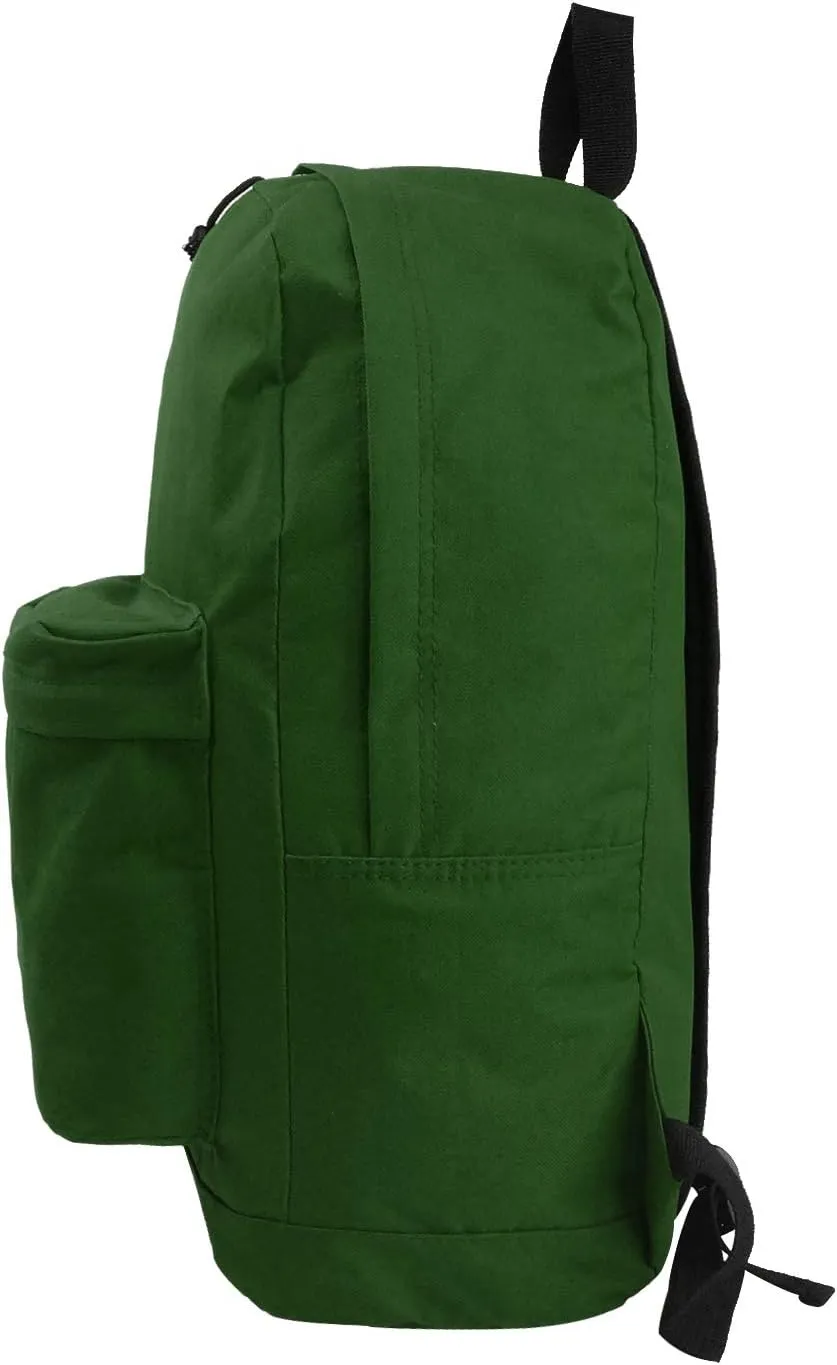 K-Cliffs Classic Bookbag Basic Backpack School Bookbag Student Simple Emergency Survival Daypack