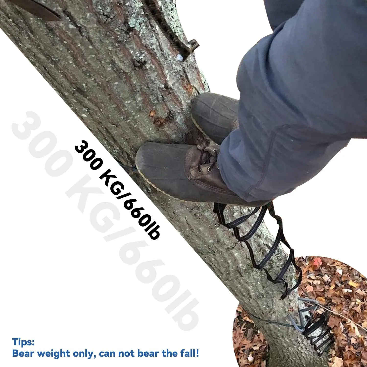 KAILAS Climbing Aider Hunting Webbing Rope Ladder Tree Stand Steps Rock Foot Ascender Loop Lightweight 5 Step