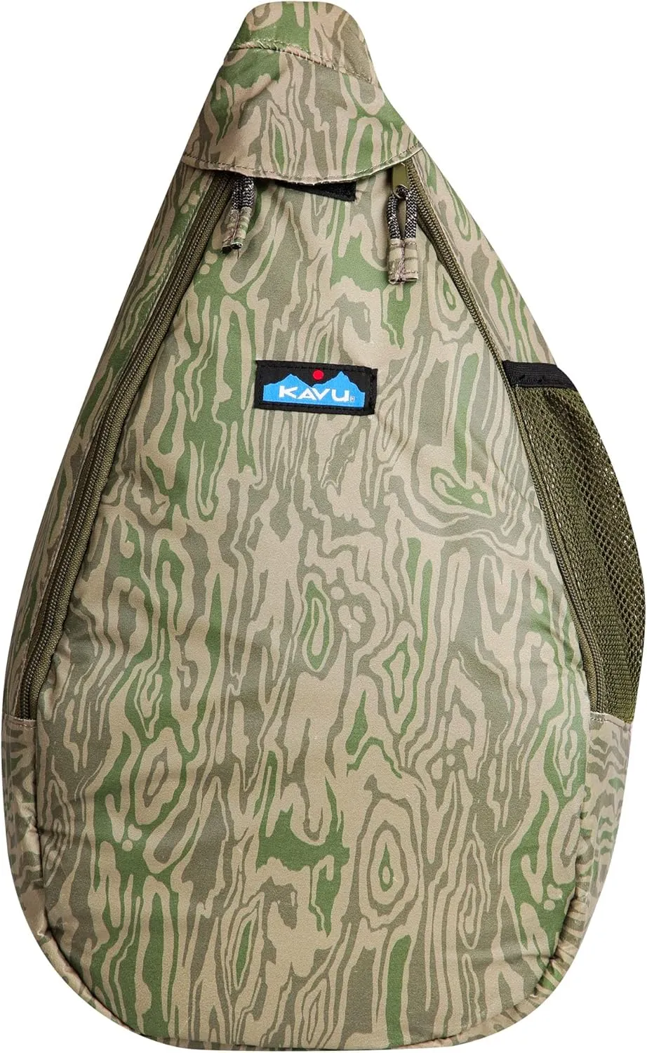 KAVU Ropesicle Insulated Cooler Bag For Picnics, the Beach, Camping-Woodgrain Terrain