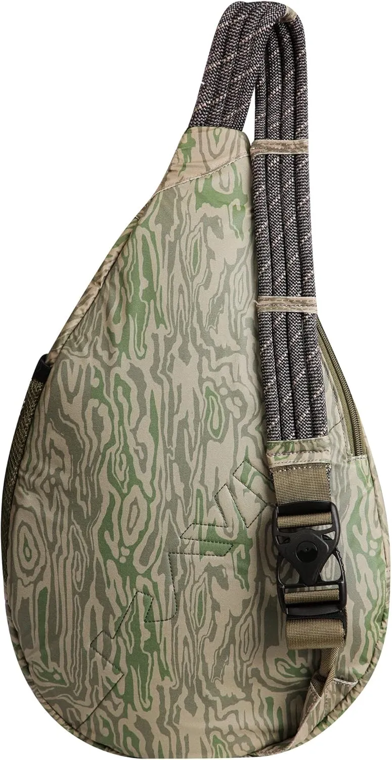 KAVU Ropesicle Insulated Cooler Bag For Picnics, the Beach, Camping-Woodgrain Terrain