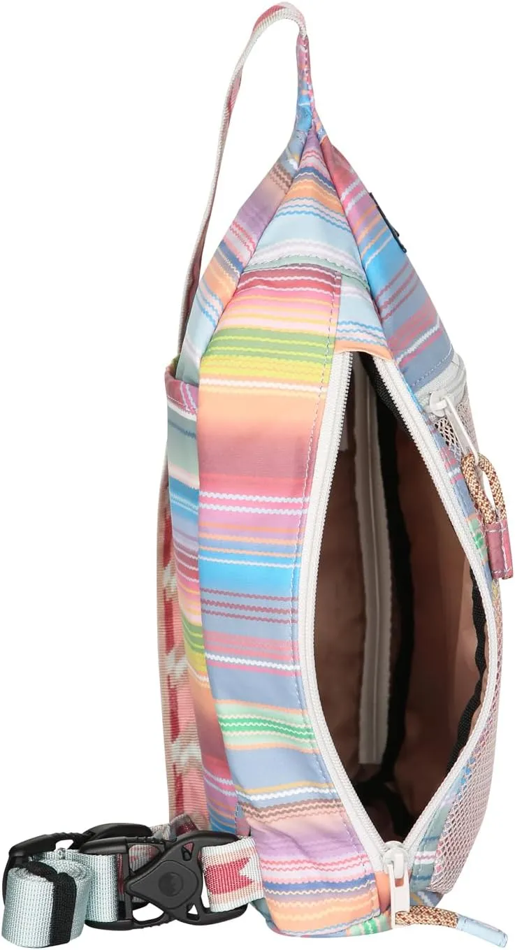 KAVU Yoho Sling Semi Padded Sling Pack Rucksack - Rainbow Run