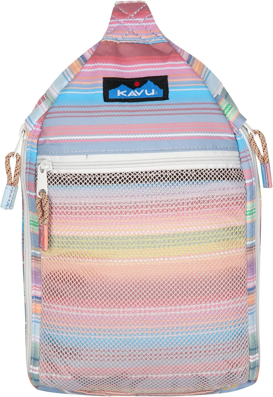 KAVU Yoho Sling Semi Padded Sling Pack Rucksack - Rainbow Run