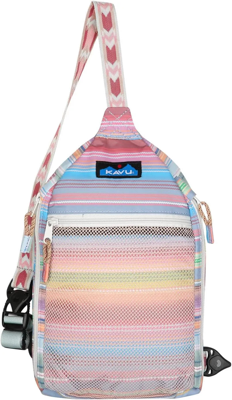 KAVU Yoho Sling Semi Padded Sling Pack Rucksack - Rainbow Run