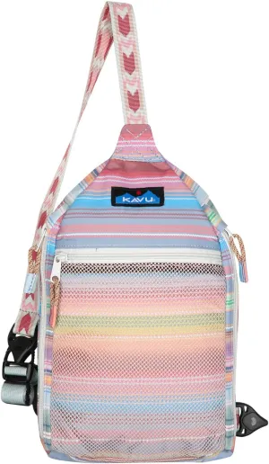 KAVU Yoho Sling Semi Padded Sling Pack Rucksack - Rainbow Run