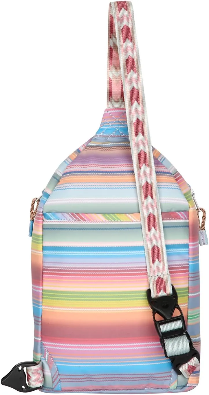 KAVU Yoho Sling Semi Padded Sling Pack Rucksack - Rainbow Run
