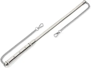 KIYOMIL Bag Genuine Leather Chain Shoulder Straps Adjustable,Purse Straps Replacement Crossbody for Handbags(White-S)