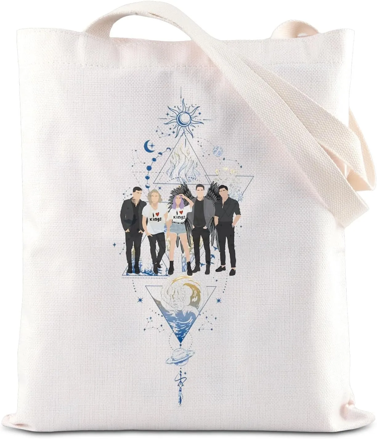 KUIYAI Zodiac Book Literature Inspired Tote Bag Fantasy Book Reader Gift Ruthless Gang Canvas Bag Celestial Heirs Lovers Gift