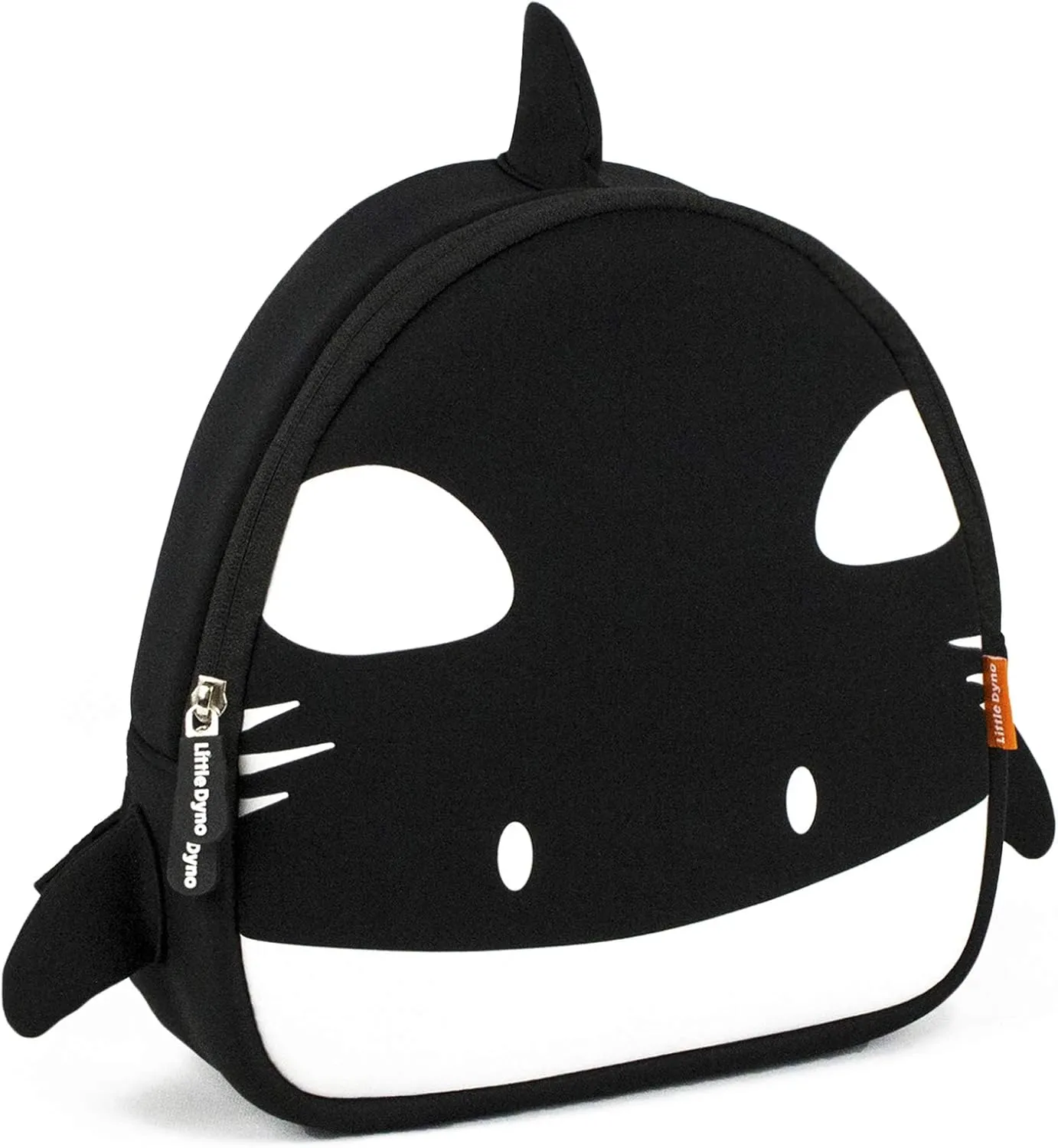 Little Dyno Machine Washable Toddler Shark Backpack & Lunch Bag, Easy to Clean, Durable Neoprene is recycle & reusable, great for Boys & Girls for beach, picnic, outdoor & preschool, 10.6x10.2 inch