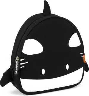 Little Dyno Machine Washable Toddler Shark Backpack & Lunch Bag, Easy to Clean, Durable Neoprene is recycle & reusable, great for Boys & Girls for beach, picnic, outdoor & preschool, 10.6x10.2 inch