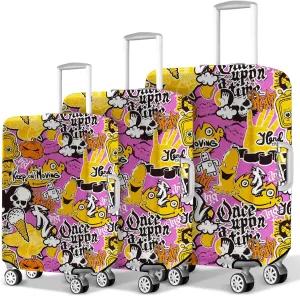 Luggage Covers for Suitcase Protector Tsa Approved Fits 18-28 Inch Luggage, Custom Baggage Cover for Travel Anti Scratch Dirt Washable. S/M/L Sets