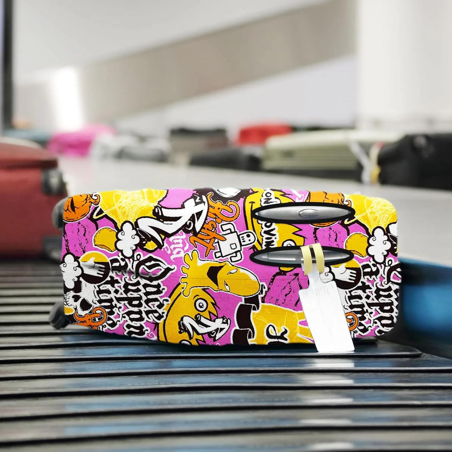 Luggage Covers for Suitcase Protector Tsa Approved Fits 18-28 Inch Luggage, Custom Baggage Cover for Travel Anti Scratch Dirt Washable. S/M/L Sets