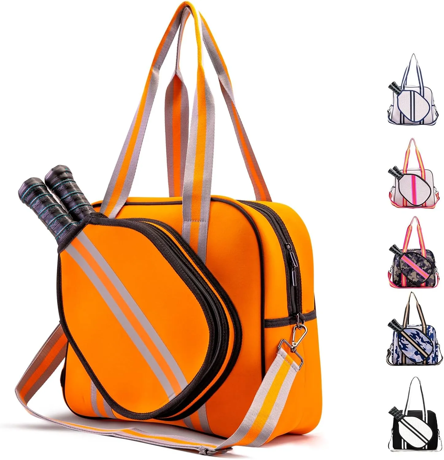 MANUEKLEAR Crossbody Sling Bag - Pickleball Bags for Women and Men