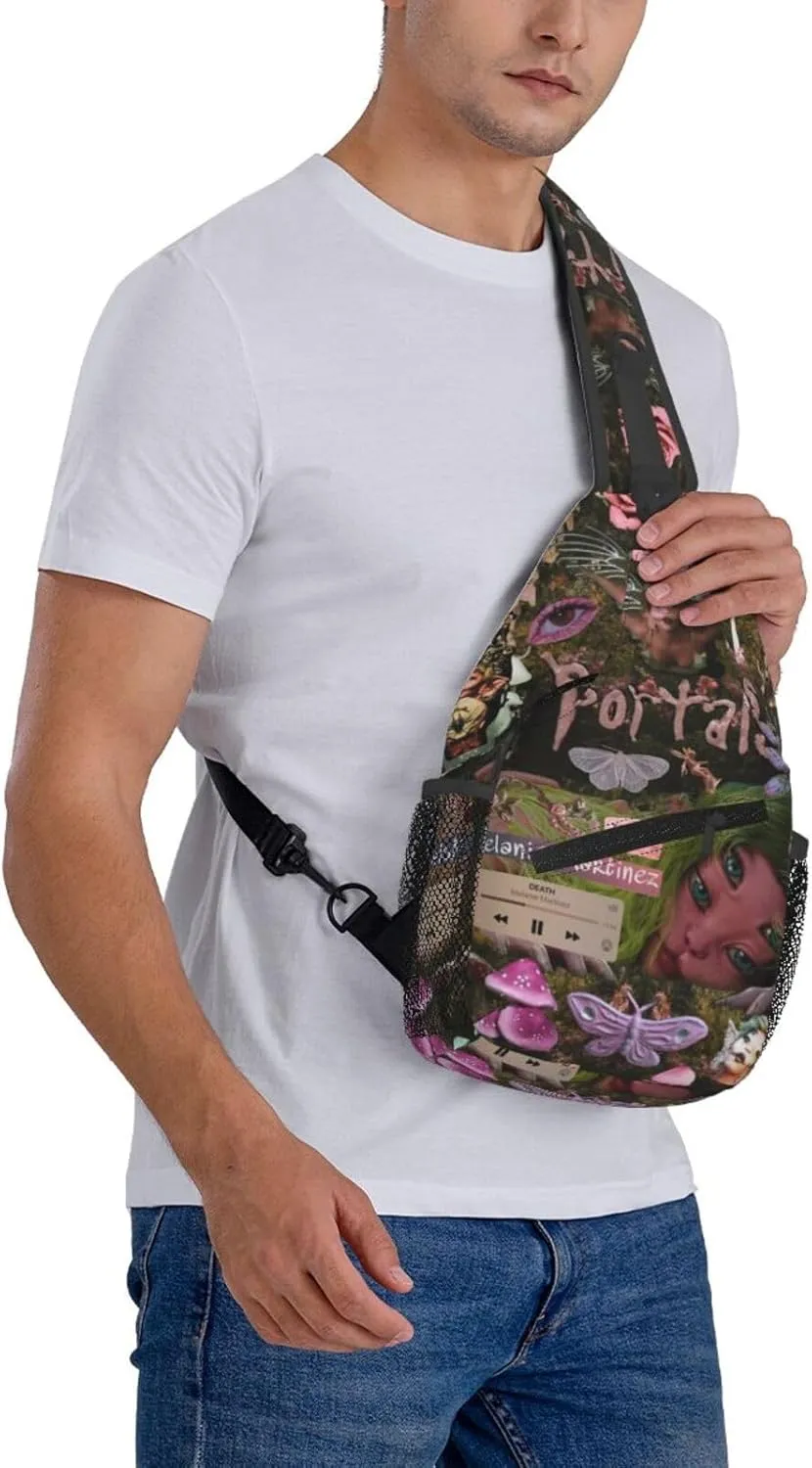 Mela-nie Martinez Crossbody Sling Backpack Sling Bag Multipurpose Travel Hiking Chest Bag Daypack One Size