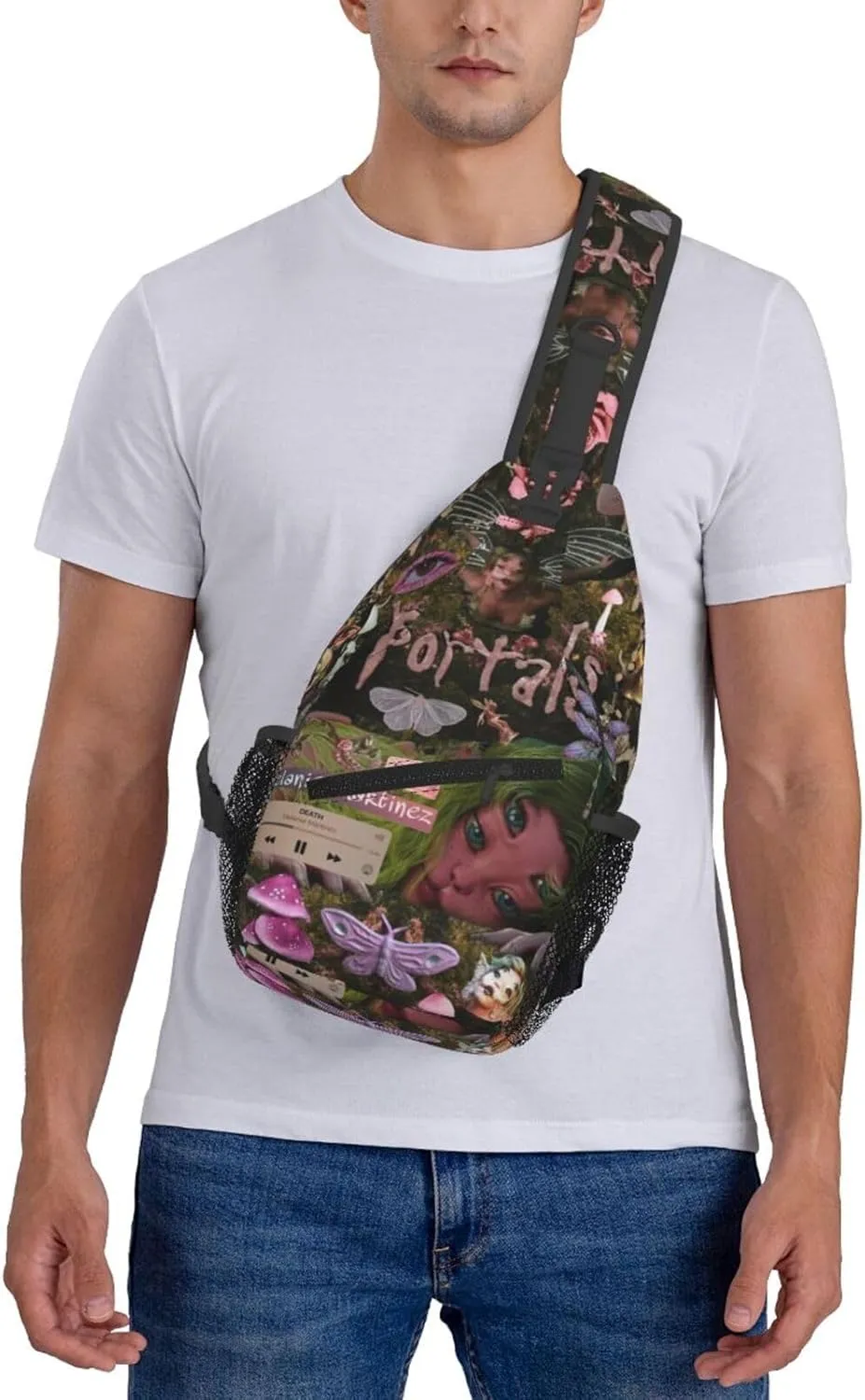 Mela-nie Martinez Crossbody Sling Backpack Sling Bag Multipurpose Travel Hiking Chest Bag Daypack One Size