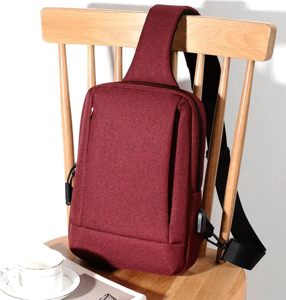 Messenger Bag Sling Bag Crossbody Shoulder Bag for Men Women Teen Travel Daily Work Satchel Bag Small Crossbody Bag