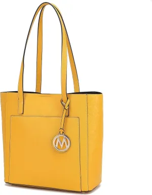 MKF Collection Tote Bag for Women, vegan Leather Large Top Handle Handbag Fashion Shoulder Bag Purse By Mia K