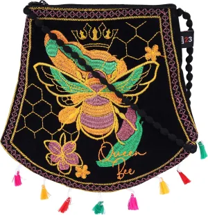 Moon23 Queen Bee emebroidered Crossbody Bag