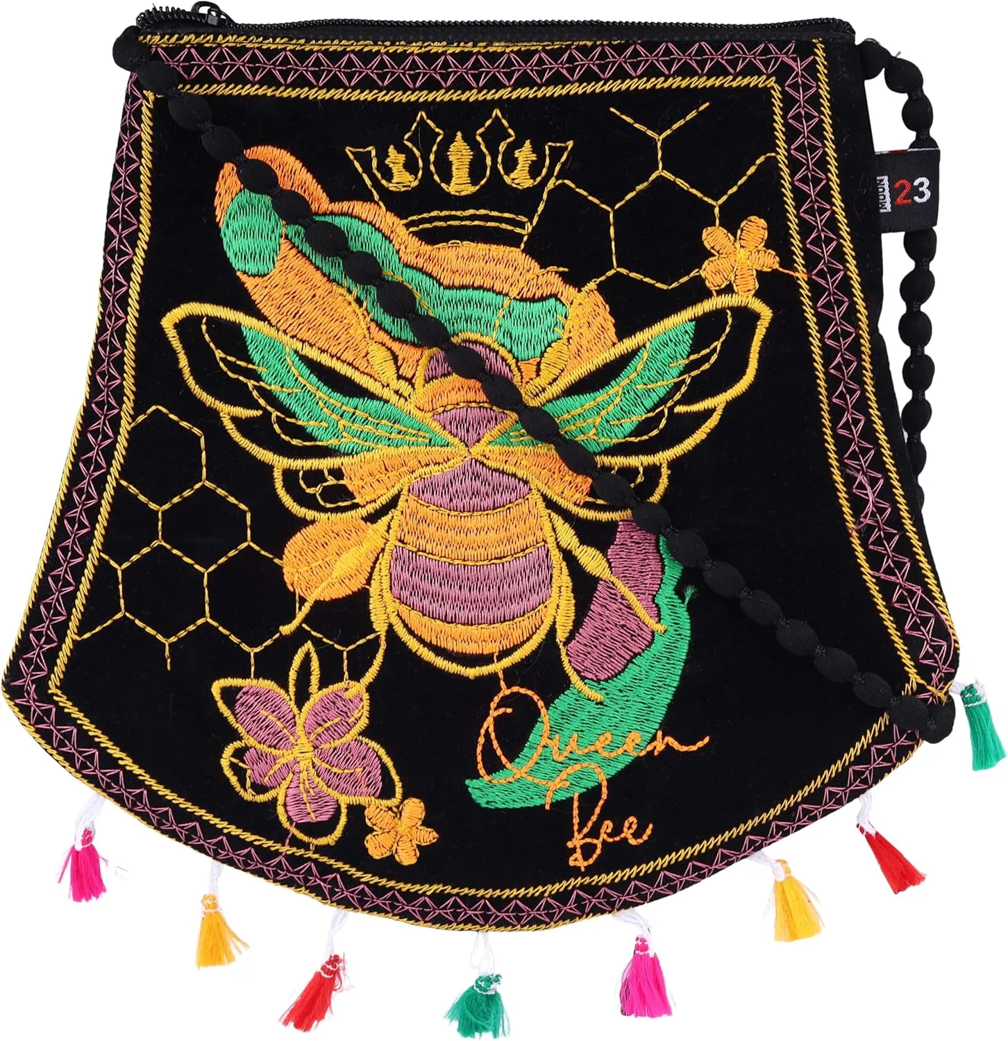 Moon23 Queen Bee emebroidered Crossbody Bag
