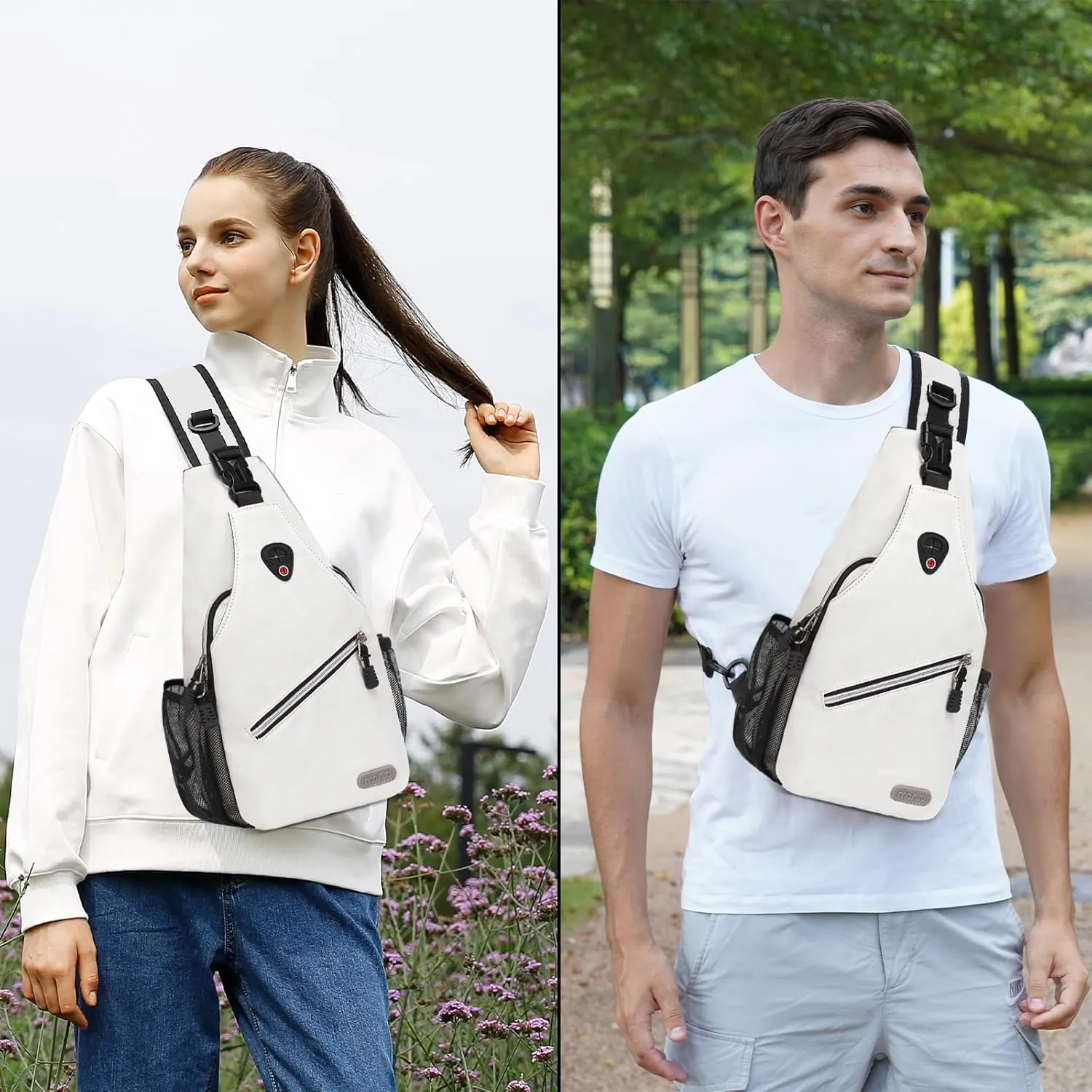MOSISO Mini Sling Backpack,Small Hiking Daypack Travel Outdoor Casual Sports Bag