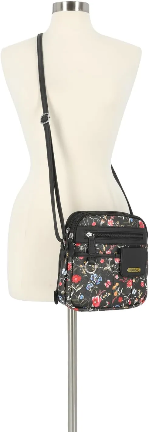 MultiSac North South Mini Zip Around Crossbody Bag