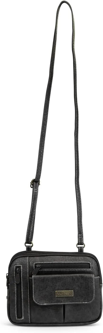 MultiSac Zippy Triple Compartment Crossbody Bag