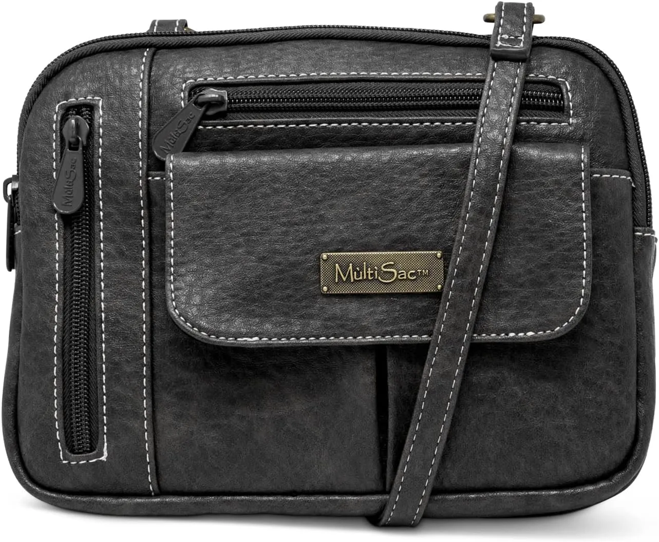 MultiSac Zippy Triple Compartment Crossbody Bag