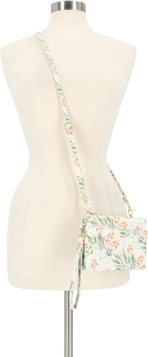 Mundi Brady RFID Wallet Purse Cell Phone Crossbody Bag For Women